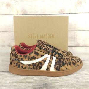 Steve Madden Women's Madrid Leopard Print Casual Shoes Sneakers Size 9 NIB